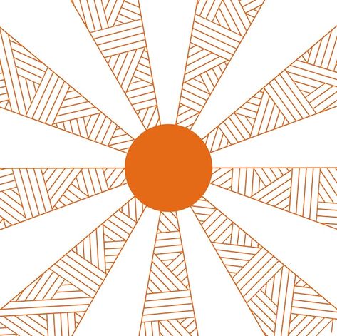 Simple Vector Illustration, Sun Vector, Geometric Sun, Sun Background, Round Decoration, Simple Illustrations, Sun Rays, Photo Illustration, Free Images