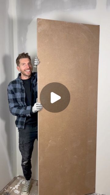 Refresh Home Improvements on Instagram: "Going trimless is easier than ever with this system from @ez_concept. It creates a seamless transition between drywall and door. … #carpentry #drywall #homedecor #reels" Trimless Door Frame, Refresh Home, Home Improvements, Seamless Transition, House Doors, April 26, Drywall, Door Frame, Carpentry