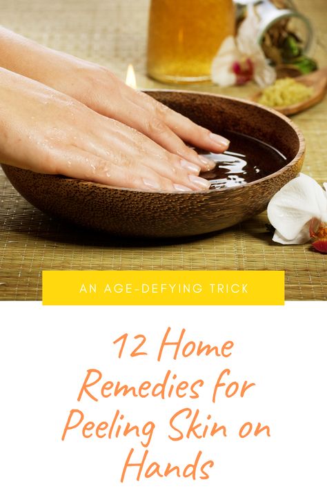 Peeling Hands Remedy, Skin Peeling On Hands, Peeling Fingertips, Dry Peeling Skin, Aloe Vera For Sunburn, Diy Foot Soak, Dry Hand Skin, Natural Remedies For Migraines, Home Remedies For Skin