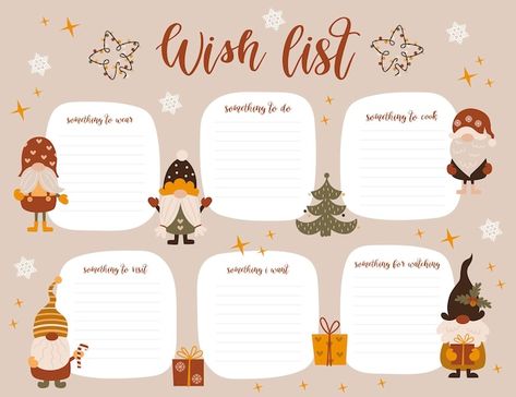 Christmas Weekly Planner, Samsung Notes, Week Schedule, Cute Gnomes, Kitty Pictures, Weekly Planner Template, Media Planner, Vector Christmas, Christmas Planner