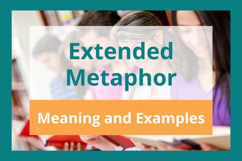 An extended metaphor is a metaphor that continues throughout multiple sentences, paragraphs, or even an entire poem or story. Extended Metaphor Poems, Metaphor Poems, Extended Metaphor, Short Passage, Literary Devices, Human Society, Story Elements, Figurative Language, On Writing