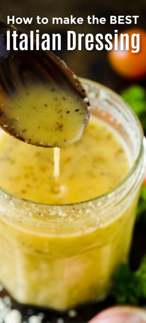 Make Italian Dressing, Zesty Italian Dressing Recipe, Italian Salad Dressing Recipe, Easy Dressing Recipe, Italian Dressing Recipes, Homemade Italian Dressing, Zesty Italian Dressing, Salad Dressing Recipe, Salad Dressing Recipes Homemade