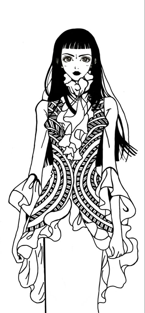 Caroline Yukari Paradise kiss manga redraw inspired dress free sketch tattoo Yukari Paradise Kiss Official Art, Yukari Paradise Kiss Outfit, Paradise Kiss Caroline, Paradise Kiss Dress, Paradise Kiss Fanart, Paradise Kiss Tattoo, Paradise Kiss Fashion, Paradise Kiss Outfits, Paradise Kiss Wallpaper