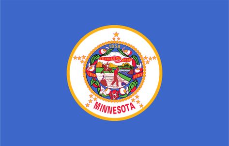 #Homeschool Unit Study for grades 3-8 -- learn about the "Land of 10.000 Lakes" with books, arts and crafts, recipes, and more! Historical Newspaper, Minnesota State, Flag Decal, U.s. States, Flags Of The World, State Flags, North Star, Arctic Monkeys, Minneapolis