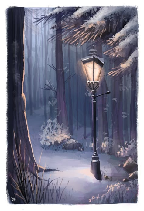 Narnia Wallpaper, Narnia Lamp Post, Narnia Art, Peter Pevensie, Narnia 3, The Chronicles Of Narnia, Painting Art Lesson, Fantasy Places, Chronicles Of Narnia