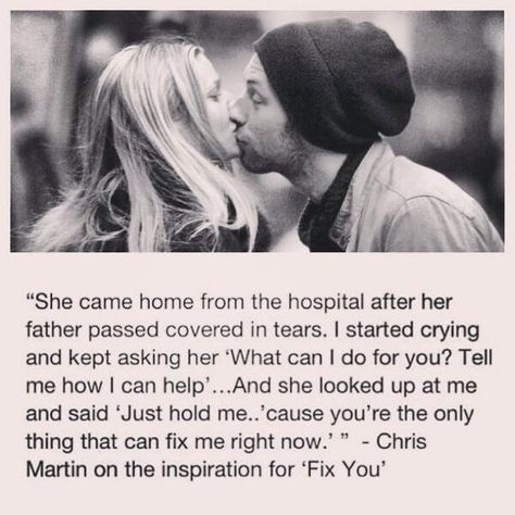 Fix You//Coldplay seems appropriate since I've been listening to this song so much today Chris Martin, Coldplay, Fix You, A Man, White