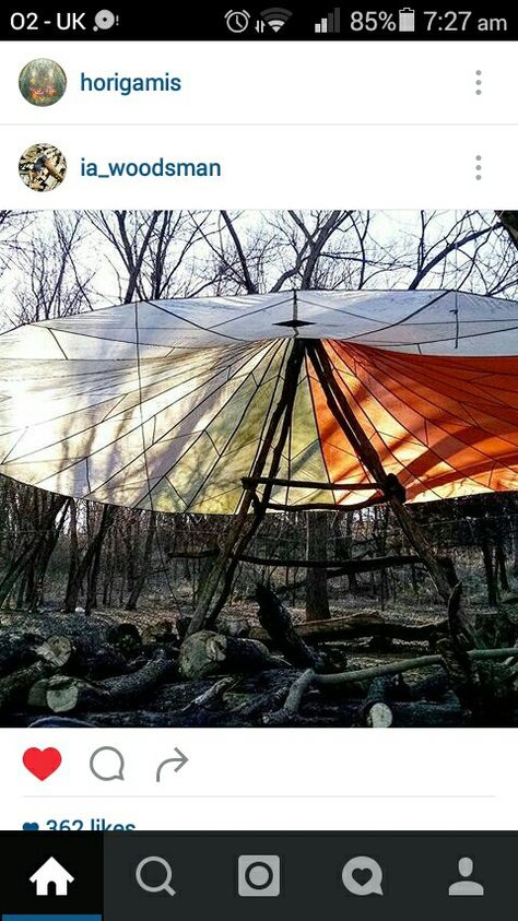 Forest Shelter, Forest Shelter Diy, Shelter In Place, Portable Homeless Shelter Ideas, Tropical Survival Shelter, Bushcraft, Outdoor Living, Fair Grounds, Travel