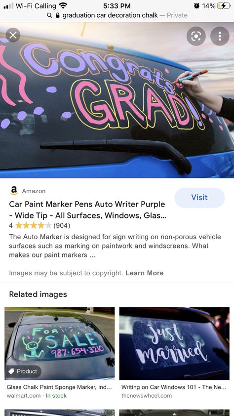 Graduation Window Paint Ideas, Car Markers Window Ideas Senior, Car Chalk Window Ideas Graduation, Car Markers Window Ideas Graduation, Graduation Car Window Paint Ideas, Car Chalk Window Ideas Senior, Graduate Car Decoration Marker, Car Writing On Windows For Graduation, Window Paint Ideas