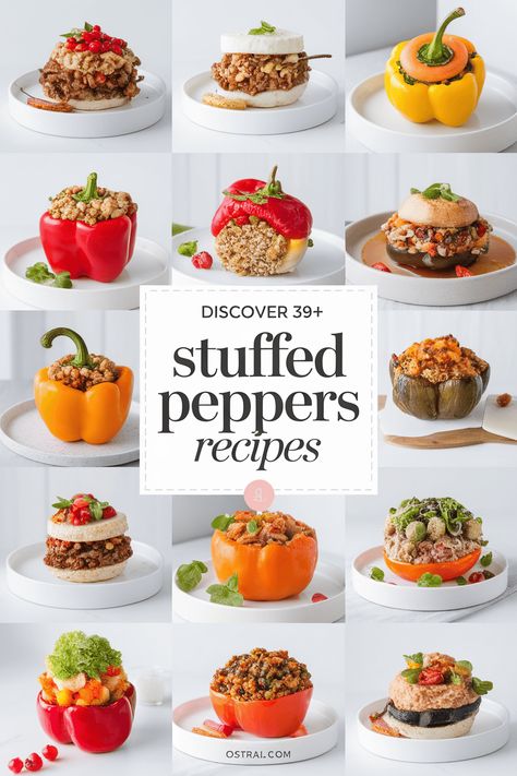 Stuffed peppers are a delicious way to enjoy a hearty meal. With these quick recipes. you'll whip up favorites like cheesy chicken or veggie-packed delights in no time. Perfect for weeknight dinners. Healthy options include quinoa and rice. Spice up your kitchen with these flavorful creations today!  https://ostrali.com/foodr/stuffed-peppers-recipes Egg Stuffed Bell Peppers, Weeknight Dinners Healthy, Stuffed Peppers Recipes, Couscous Stuffed Peppers, Quinoa And Rice, Feta Stuffed Peppers, Buffalo Chicken Stuffed Peppers, Stuffed Peppers Beef, Stuffed Peppers With Rice