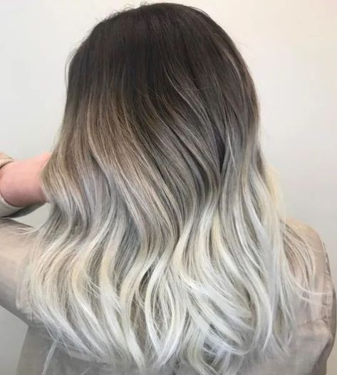 60+ Amazing And Stunning Ombre Hair Color IdeasCute DIY Projects | Page 2 Root Shadow, Fine Hair Styles For Women, Blonde Ends, Icy Blonde Hair, Hair Shadow, Ice Blonde, Ombre Hair Blonde, Dark Roots Blonde Hair, Icy Blonde