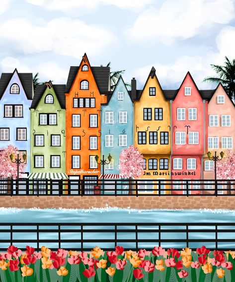 Amsterdam, with its iconic canals, historic architecture, and vibrant culture, is an inspiring subject for artists. While I’m here, I thought I’d share this artwork I created of this beautiful city a while back. . . . . . . . . . #amsterdam #amsterdamcity #canals #tulipsfield #windmill #culture #architecture #bustlingstreets #bicyclecity #ridetowork #amsterdamcentraal #summer #artist #digitalartist #vectorillustration #illustration #city #cherryblossom #amazingview #explore #creative #vibra... Amsterdam Illustration, Illustration City, Culture Architecture, Historic Architecture, Amsterdam City, City Illustration, Historical Architecture, Beautiful City, Subjects