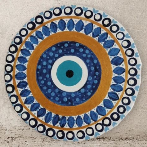 Evil eye protection #art #artea #arteacreations #artemisanapnioti #paintingmakesmehappy #paintings #thephotooftheday #artcollective #artcollection #artcommissions #acrylicpaintings #evileyeprotection #evileye #blue Evil Eye Painting Canvases, Instagram Posts, Instagram