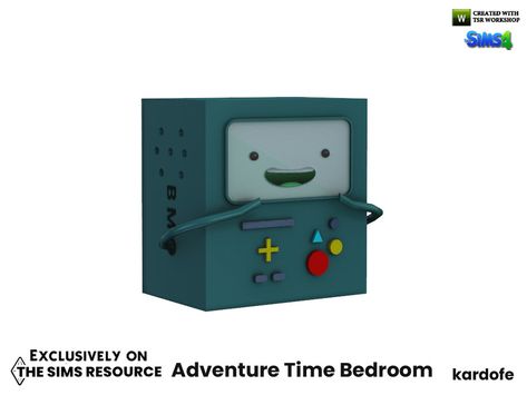 kardofe's Adventure Time Bedroom_EndTable Sims 4 Cc Adventure Time, Sims 4 Adventure Time, Pet Clinic, Cc Sims, Healthy Pets, Sims Mods, Sims 4 Cc, The Sims Resource, Sims Resource