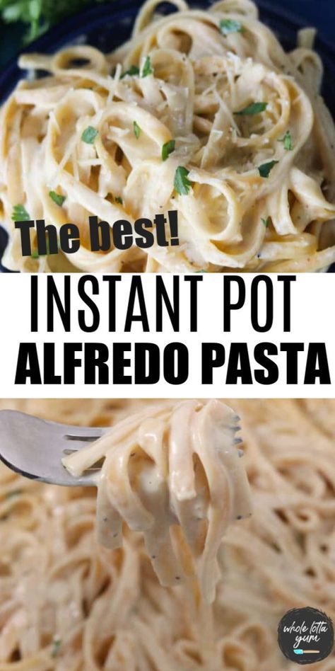 Instant Pot Alfredo Pasta, Instant Pot Alfredo, Instant Pot Fettuccine Alfredo, Instant Pot Fettuccine, Fettucini Alfredo Recipe, Fetuccini Alfredo, Instant Pot Pasta Recipe, Pasta Recipes Alfredo, Fettuccine Alfredo Recipes