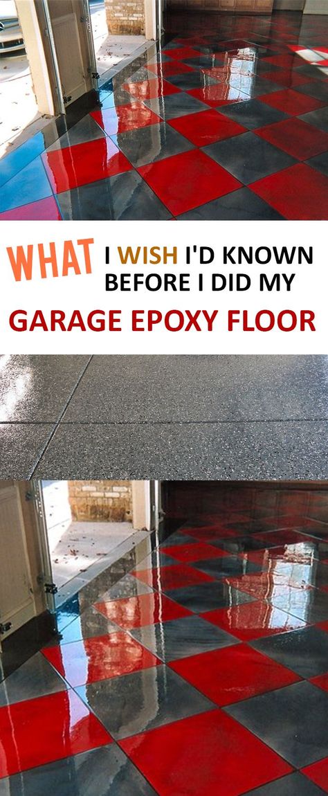 What I Wish I'd Known Before I Did My Garage Epoxy Floor (1) Best Garage Floor Epoxy, Garage Epoxy Floor, Garage Epoxy, Garage Boden, Garage Floor Epoxy, Garage Remodel, Epoxy Flooring, Interior Vintage, Garage Work Bench