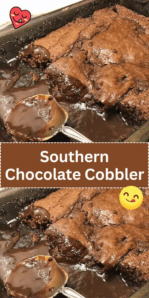 Southern Chocolate Cobbler is a decadent and rich dessert that features a warm and gooey chocolate filling topped with a tender cake-like crust. The cobbler is made by combining cocoa powder, sugar, and hot water to create a chocolate sauce, which is poured into a baking dish. A sweet batter is then poured on top of the sauce and baked until the crust is golden and the sauce is bubbling. Serve... Southern Chocolate Cobbler, Chocolate Cobbler Recipe, Mccarty Pottery, Gallery Restaurant, Chocolate Cobbler, Weight Watcher Desserts, Layered Dessert, Cocoa Chocolate, Cobbler Recipe