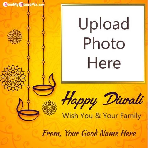 Diwali Frame, Name Wishes, Frame Create, Online Edit, Customize, Latest, Beautiful, Greeting Card, Images Creator, 2022 Pictures, Happy Deepawali, Celebration, Festival Of Light Happy Diwali Card With Name, Happy Diwali Photos Editing, Happy Diwali Photo Editing, Happy Diwali Frame, Happy Diwali Photo Frame, Diwali Wishes With Name And Photo, Happy Diwali Creative Wishes, Diwali Photo Frame, Diwali Greetings With Name