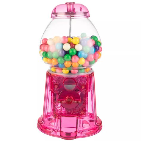 Great Northern Popcorn 11" Translucent Gumball Machine - Coin-operated Candy Dispenser Vending Machine And Piggy Bank - Pink : Target Mini Vending Machine, Gum Machine, Bubble Gum Machine, Candy Dispenser, Coin Operated, Gumball Machine, Coin Bank, Vending Machine, Shower Decor