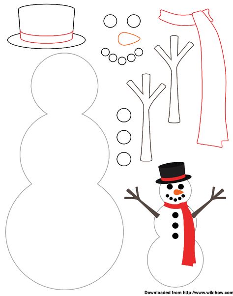 Snowman Template, Jul Diy, Snow Globe Crafts, Creative Kids Crafts, Preschool Christmas Crafts, How To Make Christmas Tree, Christmas Arts And Crafts, Merry Christmas Tree, Merry Christmas Images