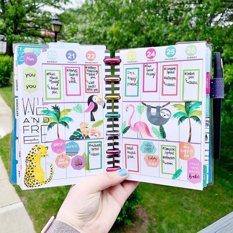 Calendar Journaling, Life Organizer, Scrapbook Planning, Happy Planners, Barbie Printables, Planner Spreads, Happy Planner Layout, Planner Layouts, Mambi Happy Planner