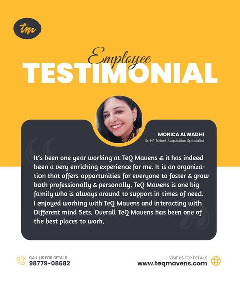 employee testimonial Employee Testimonial, Employee Feedback, Happy Employees, Talent Acquisition, Employee Appreciation, Employee Engagement, Big Family, Human Resources, The Good Place