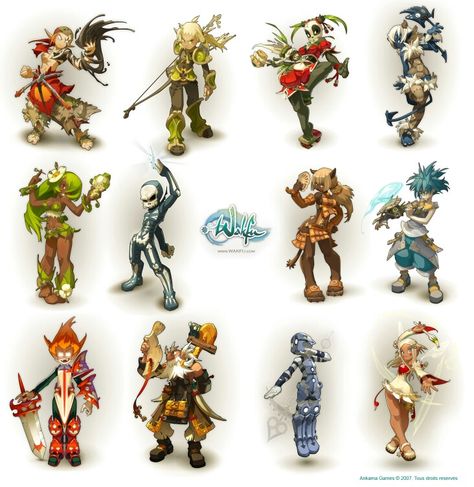 Wakfu character designs Wakfu Manga, French Anime, Art Inspiration Drawing, Game Character, Character Concept, Character Design Inspiration, Game Design, Cartoon Characters, Amazing Art