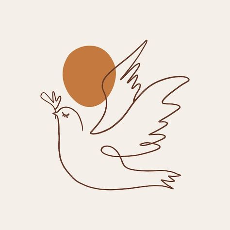 Dove Peace Art, Peace Bird Illustration, Forgiveness Drawing Art, Symbols Of Forgiveness, Christmas Dove Illustrations, Dove Line Drawing, Dove Graphic Design, Simple Dove Drawing, Forgiveness Drawing