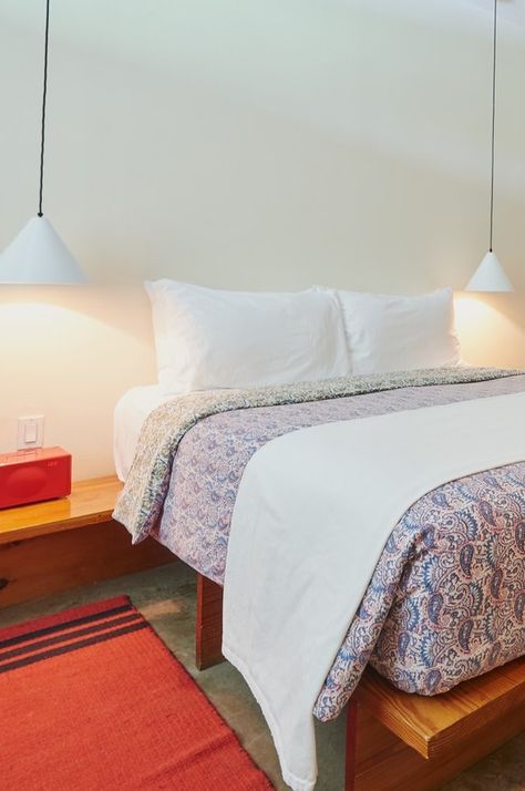 Hotel San Jose: Be part of the scene (and sleep later) at Hotel Saint Cecilia’s rowdier sibling. #BAcityguides Liz Lambert, Hotel Saint Cecilia, Hotel San Jose, Saint Cecilia, Bed Bases, Sleep Late, Home Additions, Bed Base, Holiday Inn