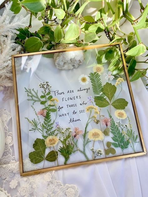 Wildflowers Quote, Dried Flower Frame, Wild Flower Quotes, Pressed Flowers Diy, Pressed Flowers Frame, Dried Flowers Diy, Pressed Flower Frame, Flower Picture Frames, Pressed Flower Crafts