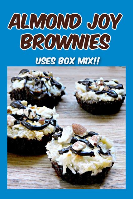 EASY Almond Joy Brownies Almond Joy Brownies, Almond Brownies, Chocolate Coconut Brownies, Pumpkin Cobbler, Coconut Brownies, Fudgy Brownie Recipe, Brownies Recipe Homemade, Chocolate Fudge Brownies, Blogger Photos