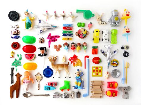 Bits & Bobs by sushipot, via Flickr Things Organized Neatly, Homemade Toys, Enjoy The Little Things, Brown Paper Bag, Plastic Toys, Sleeve Tattoo, Electronic Toys, Brown Paper, Displaying Collections