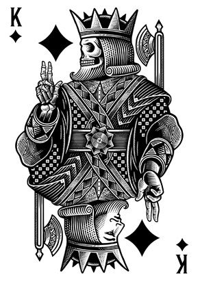 King Card Tattoo, Playing Card Tattoo, Joker Card Tattoo, Card Tattoos, 3d Print Shop, Pilot Tattoo, Playing Card Tattoos, Card Tattoo Designs, King Card