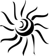 Rock painting picture Sun Rays Through Clouds, Kokopelli Art, Sun Tattoo Designs, Sunshine Art, Free Clipart Images, Drawing Clipart, Cloud Drawing, Sun Tattoo, Sun Art