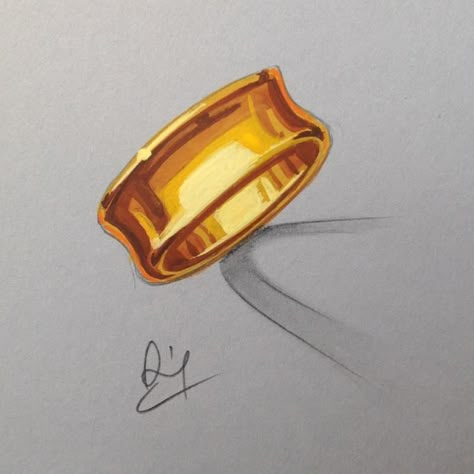 How To Shade Gold, Jewellery Rendering, Jewellery Drawing, Metal Drawing, Jewel Drawing, Jewellery Illustration, Jewelry Sketches, Crystal Drawing, Jewelry Rendering