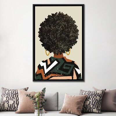 African American Wall Art, Art Matters, Rustic Wood Frame, Black Art Painting, African Decor, Gold Hoops, African Art, Black Art, Graphic Art Print