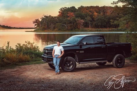 Senior Pictures Lake Guys, Senior Picture Ideas For Guys Truck, Senior Picture Ideas For Guys Lake, Senior Picture Ideas For Guys Welding, Senior Picture Ideas For Guys With Truck, Senior Picture Ideas For Guys Fishing, Boy Senior Pictures With Truck, Truck Photoshoot Ideas For Guys, Senior Truck Pictures