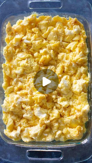 Christy Denney on Instagram: "Oven Scrambled Eggs - for making eggs for a crowd, but you could also half it for your family. Click the link in my bio or comment “eggs” and I’ll send it directly to you. 

https://www.the-girl-who-ate-everything.com/oven-scrambled-eggs/" Easy Eggs For A Crowd, Egg And Potato Skillet, Oven Scrambled Eggs For A Crowd, Egg Bake For A Crowd, Baked Scrambled Eggs Oven, Scrambled Eggs In The Oven, Breakfast Egg Scramble, Scrambled Eggs For A Crowd, Baked Scrambled Eggs