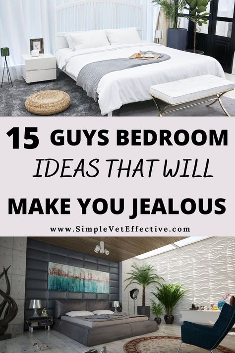 These are such great guys bedroom ideas for the men in our life who just need a little helpThis is helpful for guys college dorm room ideasguys apartmentguys bachelor pad ideasand teenage boys rooms ideasguysbedroomideas guyscollegedormroomideas bedroomideasforboys roomideasforguys 21 Year Old Bedroom Ideas Male, Masculine Small Bedroom Ideas, Men’s Bedding Set, College Guy Bedroom Ideas, College Male Bedroom, College Apartment Bedroom Guys, Guy College Apartment Ideas, Male Apartment Bedroom, Guys Apartment Decor Bedroom