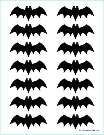 Halloween Room Decorations Diy, Bats For Halloween Decoration, Bat Cut Out Template, Printable Bats Template, Halloween Decor Printables, Bats Cutout, Bat Outline Templates, Halloween Cut Outs Free Printable, Bat Cutout Template