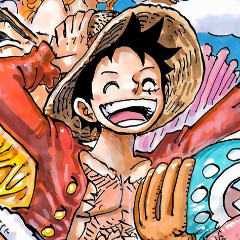 One Piece Official Art Icon, Luffy Official Art, One Piece Official Art, Tweedle Dee, He Makes Me Smile, One Piece Wallpaper Iphone, Anime Expressions, One Piece Images, One Piece Luffy