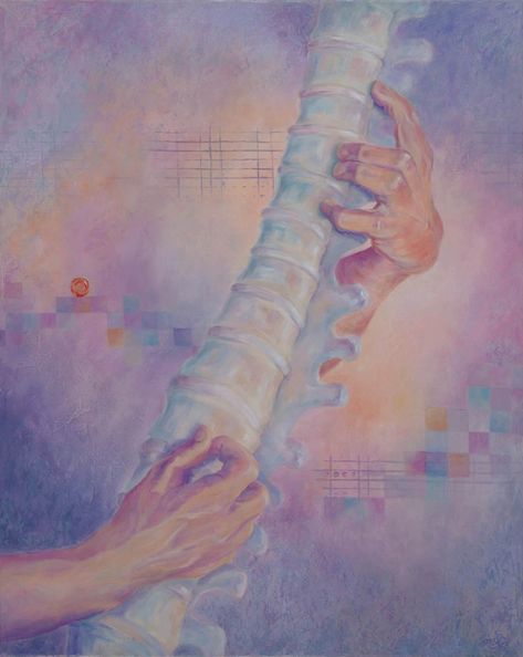 Chiropractic Art, Color Mixing Guide, Split Complementary Colors, Contemporary Realism, Realism Artists, Daily Painters, Clinic Design, Medical Art, Human Art