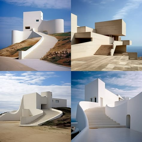 Alvaro Siza Midjourney style | Andrei Kovalev's Midlibrary Alvaro Siza, Siza Alvaro, Alvaro Siza Architecture, Peter Eisenman, Filippo Brunelleschi, Deep Art, Elements Of Nature, Artistic Installation, Geometric Form