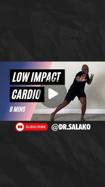 Dr. Akanni Salako | Body Transformation Coach on Instagram: "FULL WORKOUT ON YOUTUBE 🔥

Beginner friendly low impact cardio for when you’re short on time!

This workout is only 8 minutes and great for those who may have aches and pains in their knees and ankles.

Cardio can be easy and fun! This is a workout you can do when you’re short on time, or as a finisher to your main workout.

Full workout can be found on my channel.

Link in bio 🙌🏾
.
.
#hiitworkout #quickworkout" Transformation Coach, Low Impact Cardio, Full Workout, Apple Shape, Different Exercises, Upper Body Workout, A Workout, Quick Workout, Hiit Workout