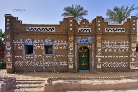 African Hut, Minecraft Village, Village Ideas, African American Artwork, Egypt Culture, African House, Mud House, Visit Egypt, Unique Restaurants