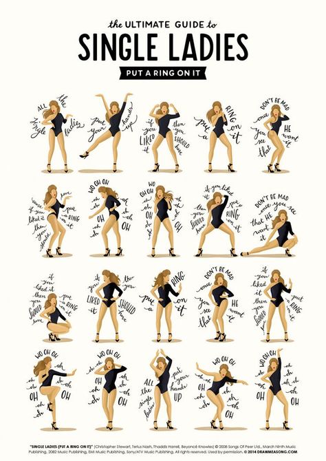 Single Ladies Beyonce Typography Lyrics Poster by DrawMeASong Beyonce Single Ladies, Female Songs, Bob Fosse, Song Lyric Posters, Dimebag Darrell, Prada Marfa, Illustration Tutorial, Dance Pop, Dance Tutorial