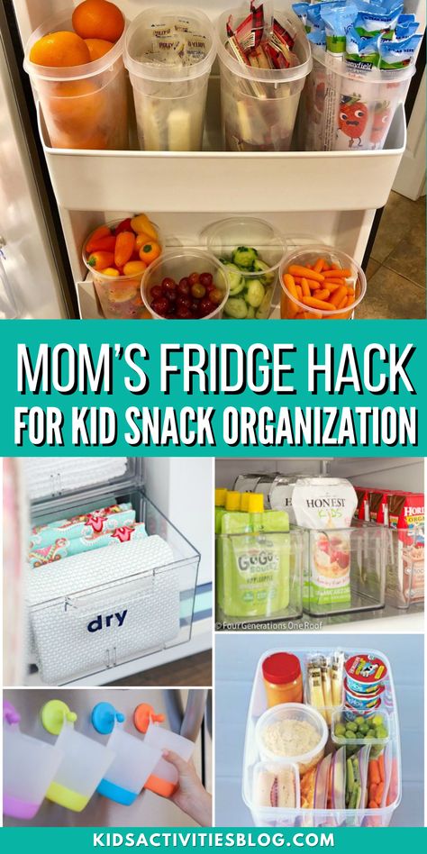 Mom’s Fridge Hack for Kid Snack Organization. Organizing snacks in the fridge makes meal time and snack time so much easier. If you’re a parent that needs a little more organization in the kitchen, then look no further. Self-serve for my kiddos means help yourself without asking and it’s always an okay snack (any time of day, bedtime snacks, etc.) Refrigerator Snack Organization, Kid Snack Organization Ideas, Fridge Organization Snacks, Summer Snack Organization For Kids, Healthy Snack Drawer Fridge, Easy Snacks To Keep In Fridge, Snacks For The Fridge, Self Serve Kids Snacks, Kids Summer Snack Station