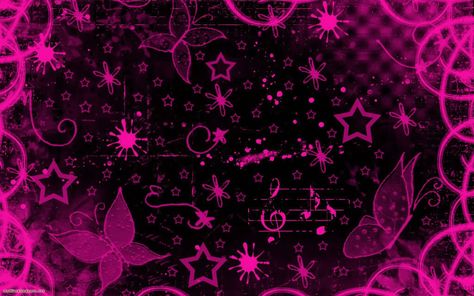 Cool Pink and Black Wallpaper - Best Wallpaper HD Pink And Black, Hot Pink, Wallpapers, Iphone, Stars, Purple, Pink, Black