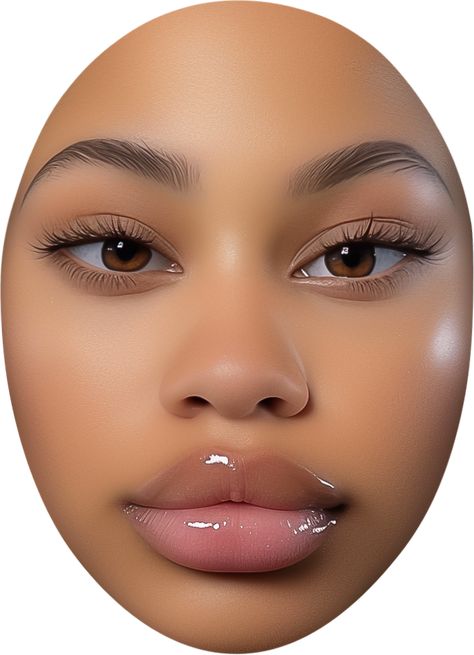 PR 0610 [ FREEBIE ] Perfect Face Template, Sims4 Makeup, Skin Reference, Face Creator, Black People Hair, Sims 4 Face, Head References, One Week Diet, Skin Template