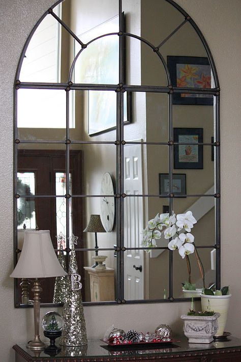 A mirror facing the main door is one of the two big taboos in feng shui stairs and out the front door. The reason it is not recommended to have a mirror facing the main door is because the mirror pushes away all the good feng shui energy that is about to enter the house. Feng Shui Stairs, English Lounge, Window Mirrors, Feng Shui Mirrors, Foyer Mirror, Entrance Mirror, Tall Wall Mirrors, Entry Mirror, Foyer Decorating