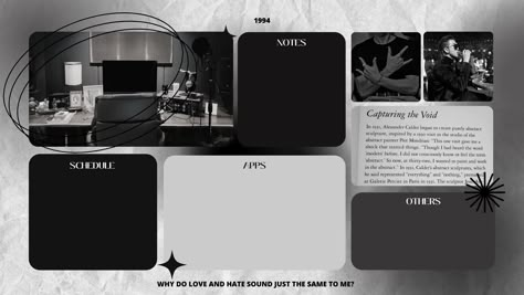 Grey Aesthetic Background Laptop, Aesthetic Desktop Theme, Laptop Wallpaper Organizer Template, Desktop Wallpaper Organizer Black, Macbook Wallpaper Black And White, Rm Desktop Wallpaper, Desktop Organization Background, Black And White Wallpaper Desktop, Namjoon Desktop Wallpaper